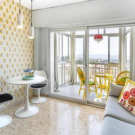 Estudio Retro Con Impresionantes Vistas - 5 Min Centro - 15 Min Playa Apartment Torremolinos